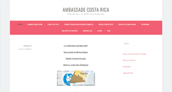 Desktop Screenshot of ambassade-costarica.org