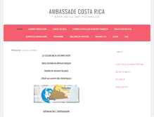 Tablet Screenshot of ambassade-costarica.org